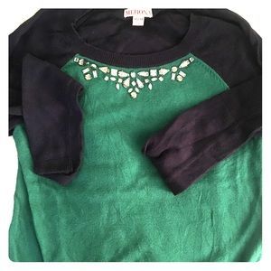 Merona sweater (XS) with gem stones.